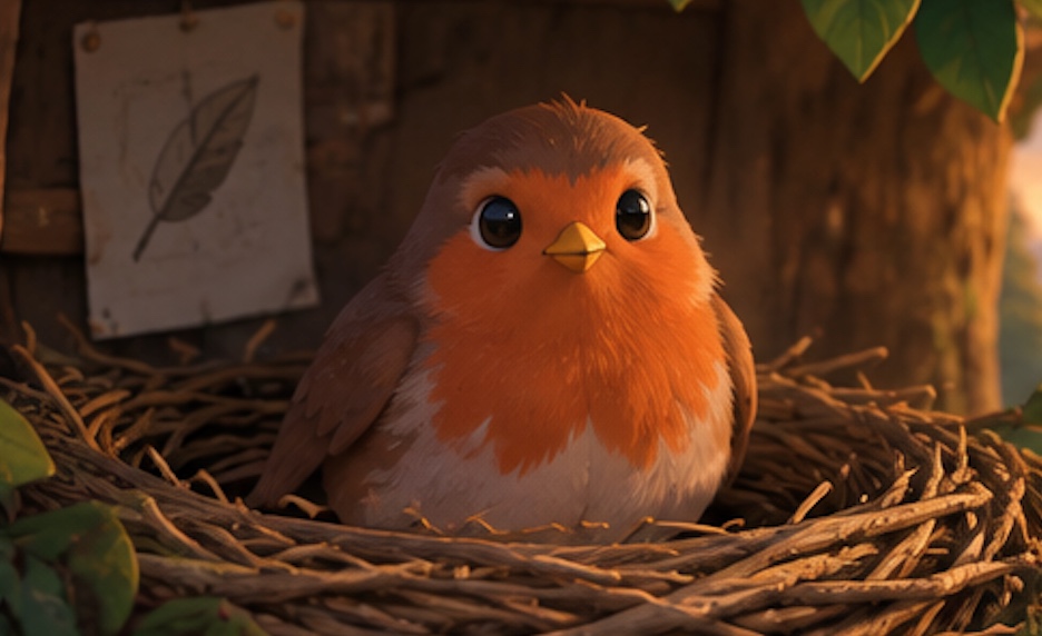 found in the nest